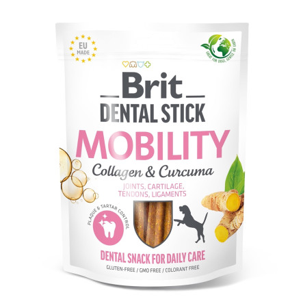 Brit Dog Dental Stick Mobility Ласощі для підтримання суглобів у собак 251 г